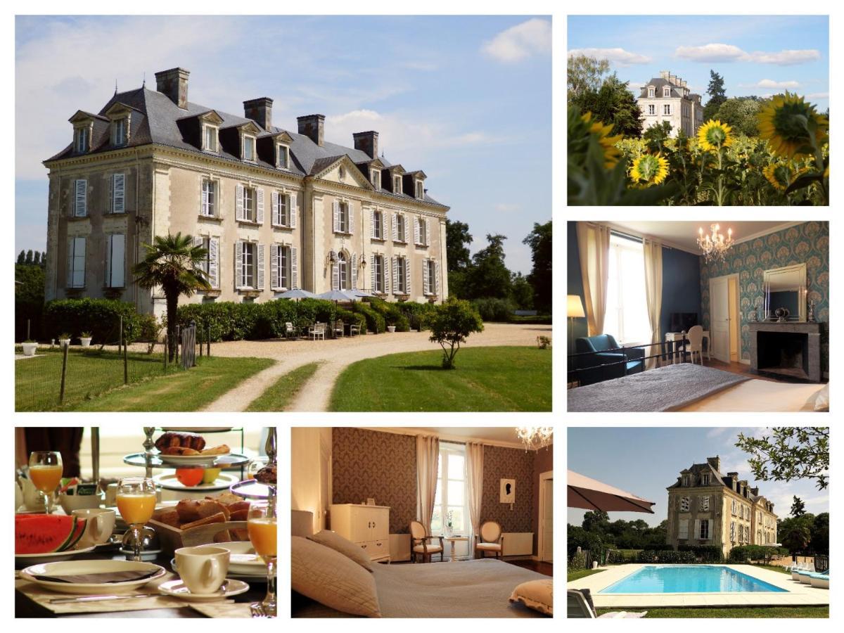 Chateau La Mothaye - Self Catering Apartments With Pool In The Loire Valley Les Bois-d'Anjou Exterior foto
