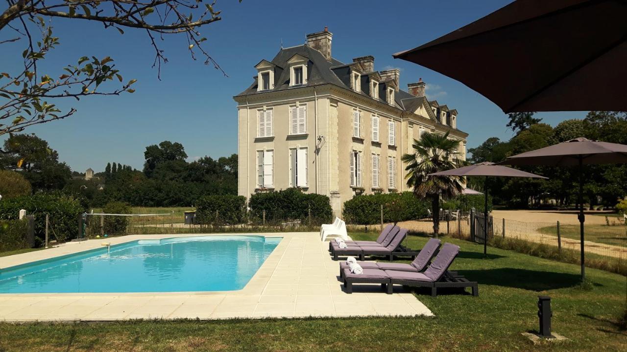 Chateau La Mothaye - Self Catering Apartments With Pool In The Loire Valley Les Bois-d'Anjou Exterior foto