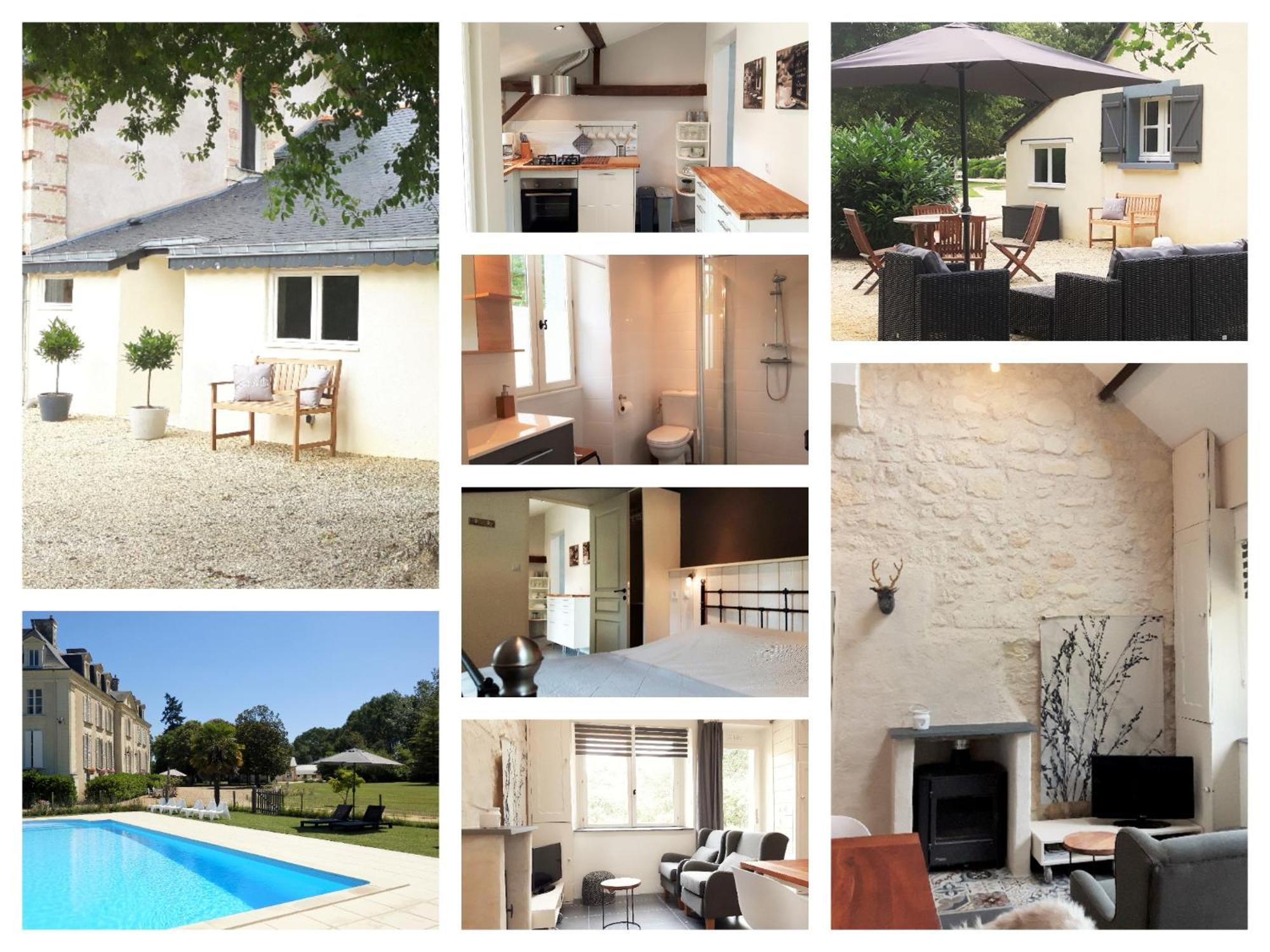 Chateau La Mothaye - Self Catering Apartments With Pool In The Loire Valley Les Bois-d'Anjou Habitación foto
